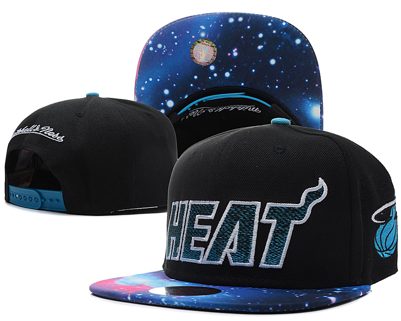 NBA Miami Heat MN Snapback Hat #114